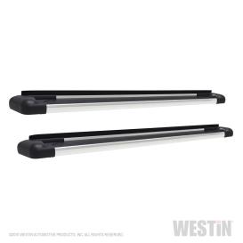 Westin 6" SG6 Black LED Running Boards with Chrome Trim