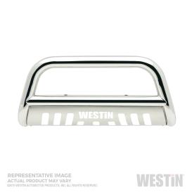 Westin 3" E-Series Polished Bull Bar with Skid Plate