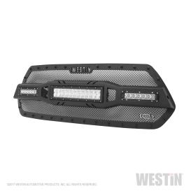 Westin 1-Pc HDX LED Black Wire Mesh Main Grille