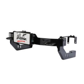   Westin Black Powder Coat MAX Winch Tray License Plate Relocator