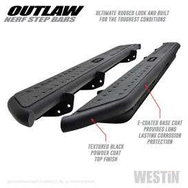 Westin Outlaw Series Black Rock Rails