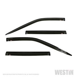 Westin Tape-On Slim Design Smoke Front and Rear Window Deflectors