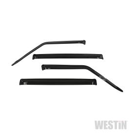 Westin Tape-On Slim Design Smoke Front and Rear Window Deflectors