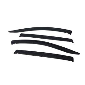 Westin Tape-On Slim Design Smoke Front and Rear Window Deflectors