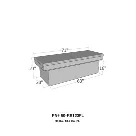 Westin Deep Single Lid Crossover Tool Box with Slant