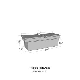 Standard Dual Lid Gull Wing Crossover Tool Box