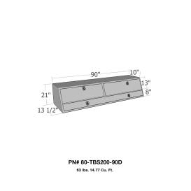  Westin Contractor Triple Doors Top Mount Tool Box