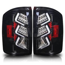 Glossy Black / Clear LED Tail Lights