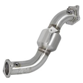 aFe Twisted Steel Downpipe