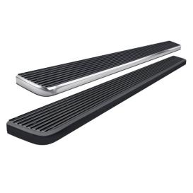 6" iStep Door-to-Door Silver Hairline Running Boards