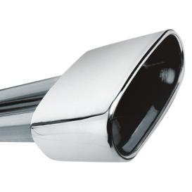 Borla Rectangular Rolled-Edge Angle-Cut Exhaust Tips