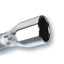 Borla Round Rolled-Edge Straight Cut Exhaust Tips