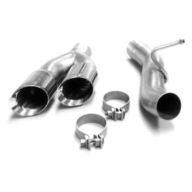 Corsa Two 4.0" Black PVD Polished Pro-Series Tips