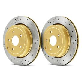 DBA Street Series Cross Drilled and Slotted Brake Rotors