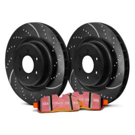 EBC S8 Brake Kit - Orangestuff Pads and GD Rotors