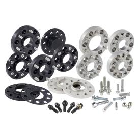 TRAK+ DRA Series 35mm Silver Wheel Spacers - Pair