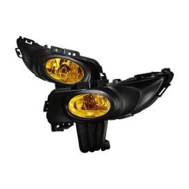 Spec-D Tuning Driver and Passenger Side Factory Style Fog Lights (Chrome Housing, Clear Lens)
