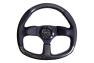 NRG Innovations 3-Spoke Flat Bottom Carbon Fiber Steering Wheel