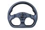 NRG Innovations 3-Spoke Flat Bottom Carbon Fiber Steering Wheel