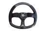 NRG Innovations 3-Spoke Flat Bottom Carbon Fiber Steering Wheel