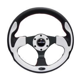 NRG Innovations 3-Spoke Pilota Series Reinforced Steering Wheel