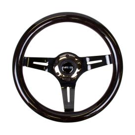 NRG Innovations 310mm Classic Black Wood Grain Steering Wheel