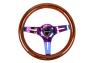 NRG Innovations 310mm Classic Dark Wood Grain Steering Wheel