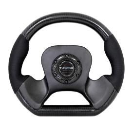 NRG Innovations Flat Bottom Carbon Fiber Steering Wheel