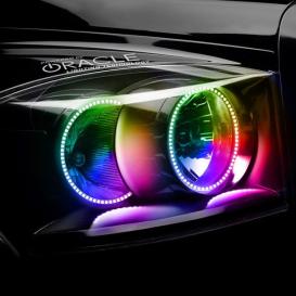 Oracle Lighting LED ColorSHIFT - No Controller Square Style Halo Kit for Headlights