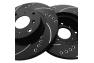 SP Performance Drilled and Slotted Front Brake Rotors - SP Performance F58-264-BP