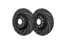 SP Performance Drilled and Slotted Rear Brake Rotors - SP Performance F19-271