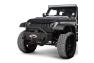 Westin Marksman Stubby Black Front Winch HD Bumper with Bull Bar